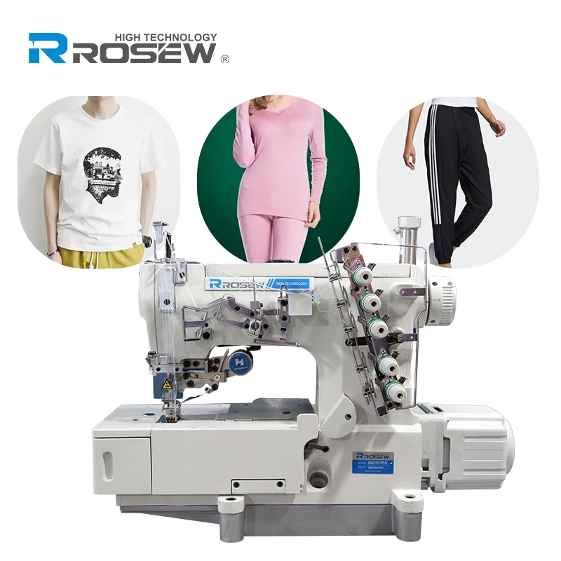 

Rosew GC562S-01CB-PWP-DD Super-speed Computerized Flat-bed Plain Seaming Interlock Garment Industrial Sewing Machine