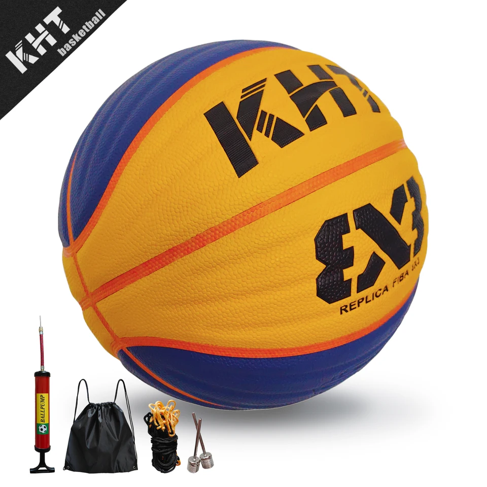 KHT Basketball 3X3 Match High Elasticity and Grip PU Ball Street