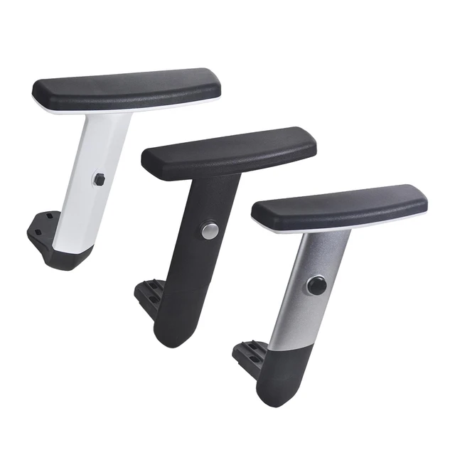 Par de reposabrazos ajustables de repuesto, soporte vertical con  almohadillas para la mayoría de sillas de juegos (4D)
