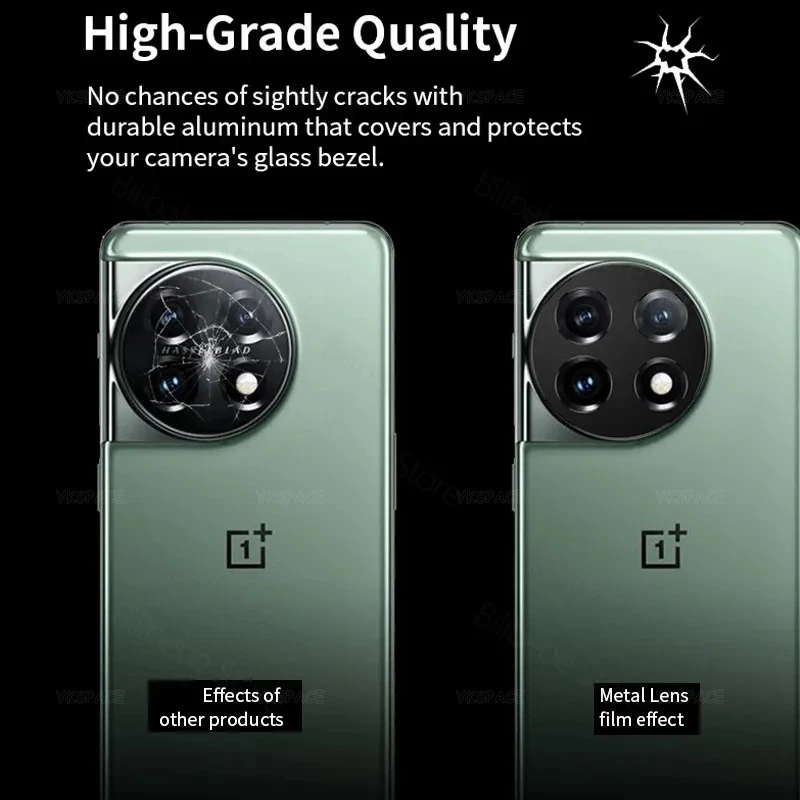 Premium 2-Pack 3D 9H Tempered Glass Camera Lens Protectors