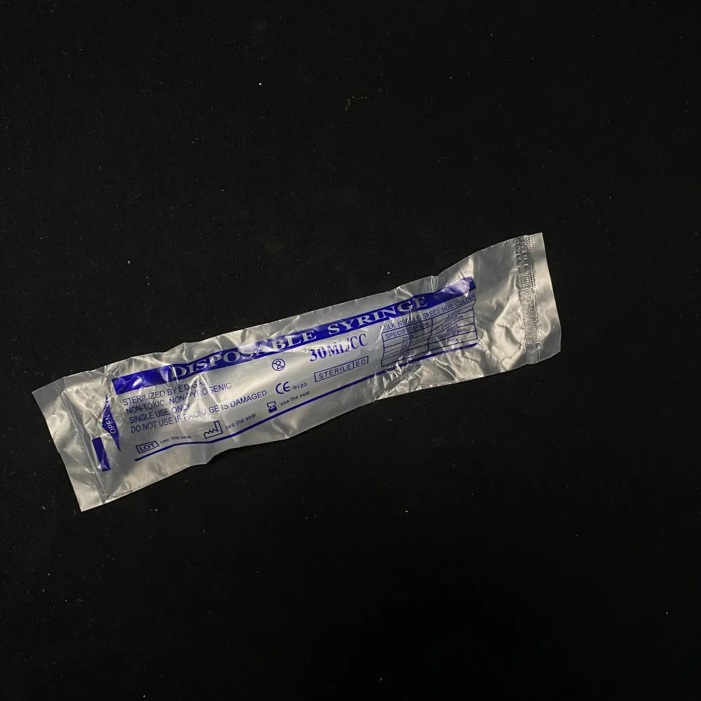 Pet Syringe 3pcs Disposable Plastic Syringe Feeder 20/30/60ML Experimental Use Individually Wrapped