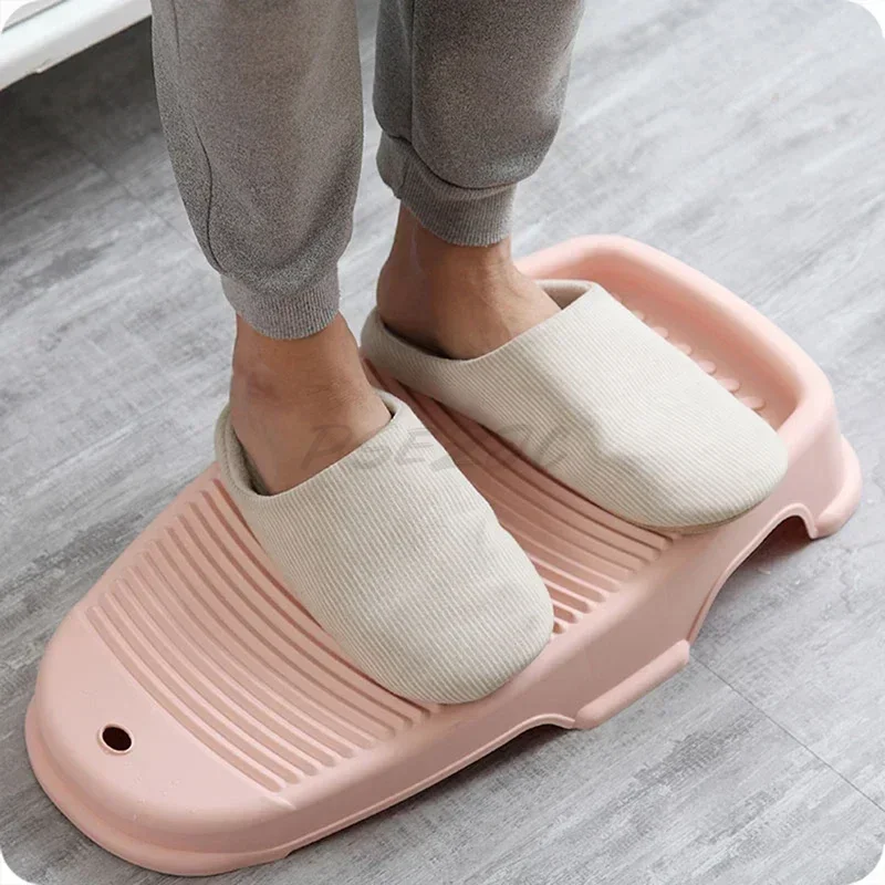 Thickened Plastic Anti-slip Washboard for Hand Washing Clothes Shirts Household Laundry Scrubbing Board