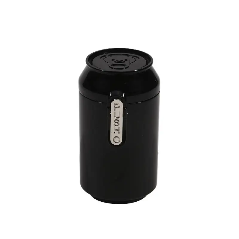 Tragbarer Mini-Aschenbecher mit Deckel für Outdoor-Reisen, Aufbewahrungsbox aus Metall mit Schlüsselanhänger, Zigarettenzubehör – Detail 12