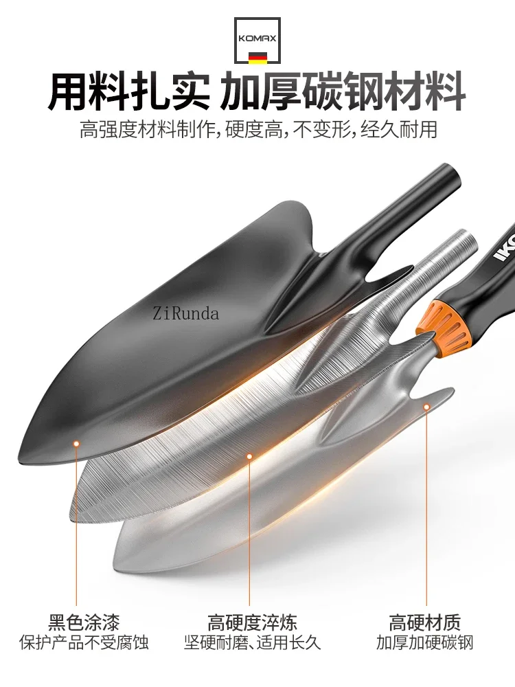 ~Gardening small shovel hoe spade spatula growing vegetables loosening soil household planting flower tools 4