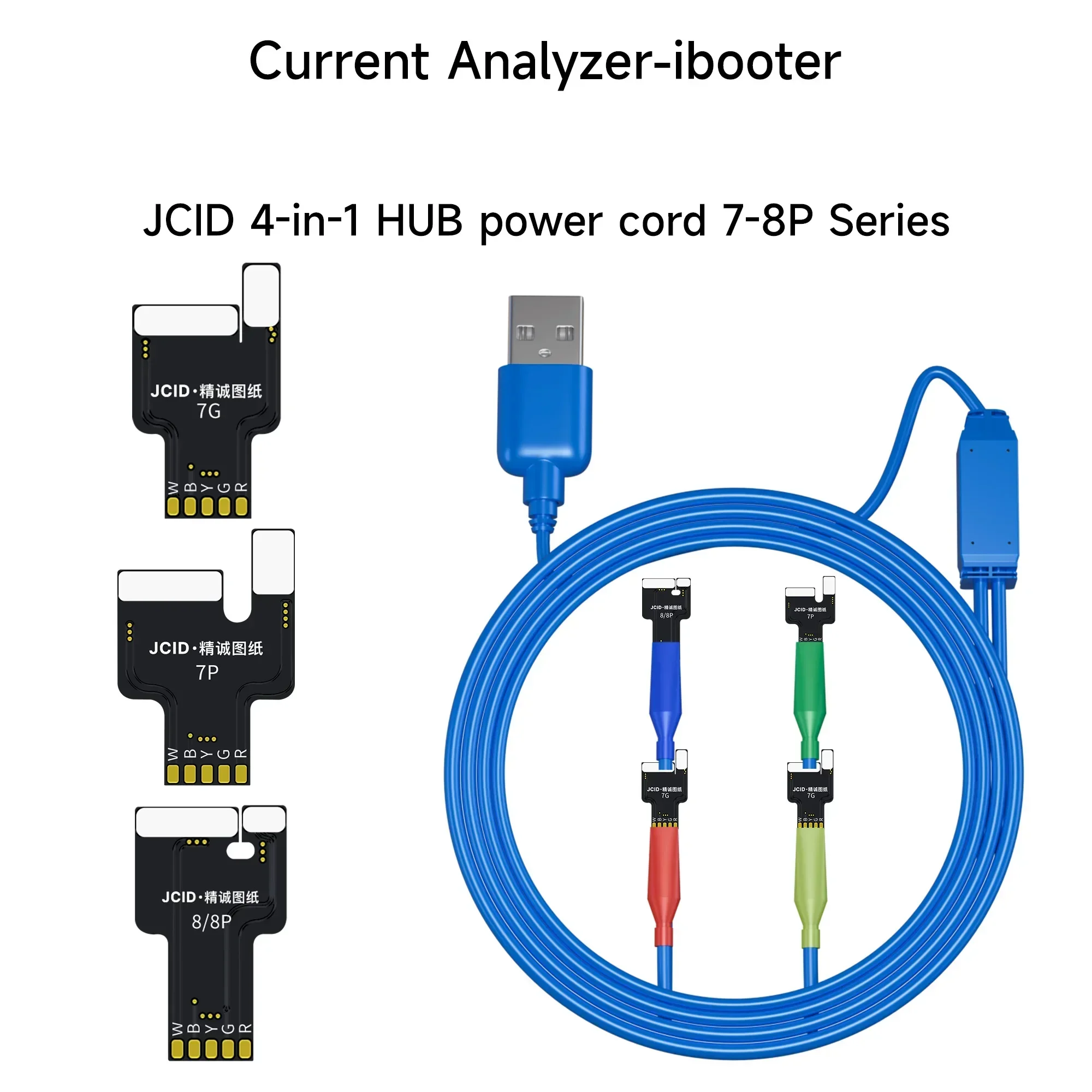 JCID iBooter Current Analyzer Fault Date Detector One Key Boot Voltage Real-time Monitor Mobile Phone Current Detection Repair