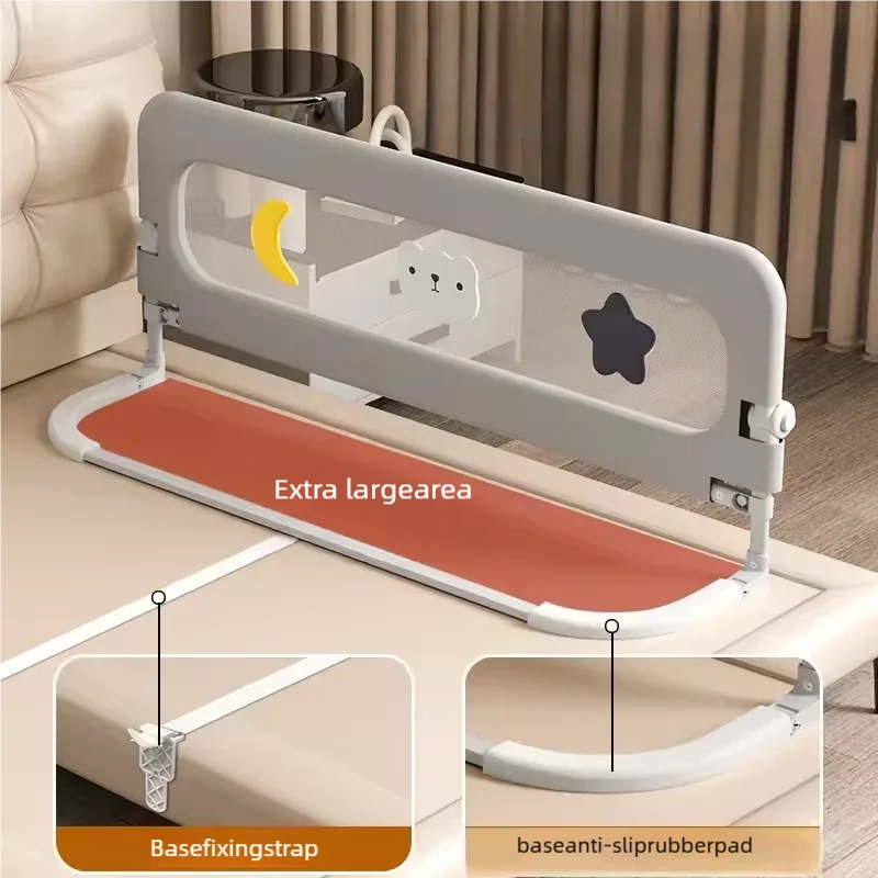 IMBABY Bed Guardrail U-shaped Base Baby Safety Bed Barrier Anti-Fal Safety Rails Bedroom Protection Crib Bumpers Beds Fence