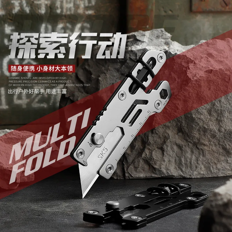 

Factory Stock Multifunctional Edc Telescopic Art Knife Carving Portable Open-Box Cutting Paper Opener Outdoor Home