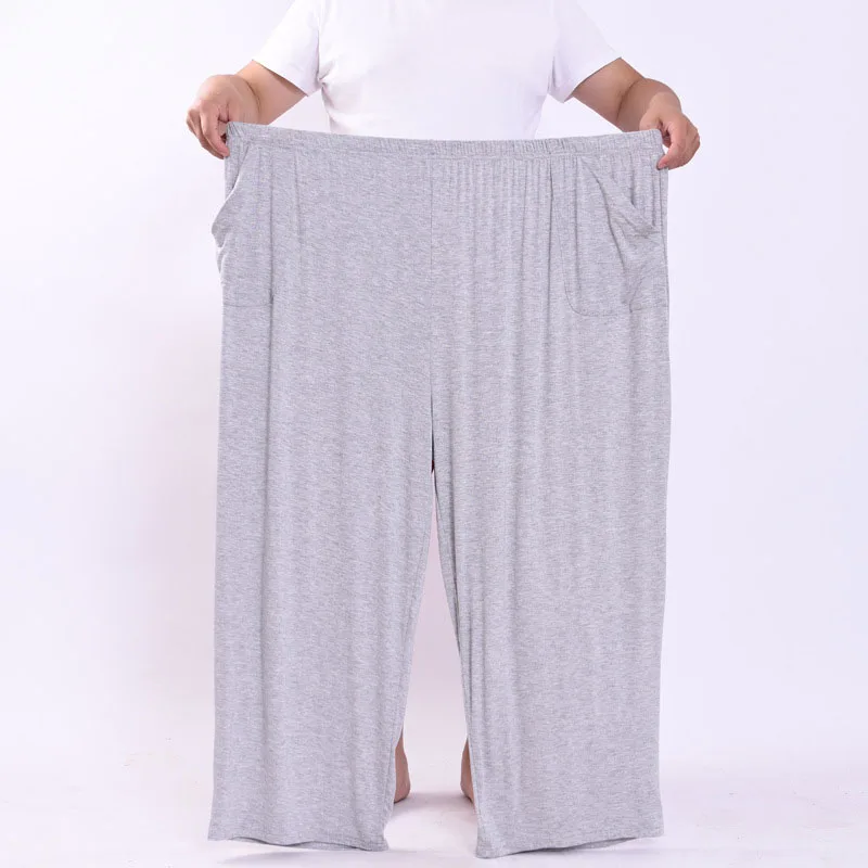 260KG Summer Large Size Pants Waist 200cm 9XL 10XL Loose Elastic Home Pants 5