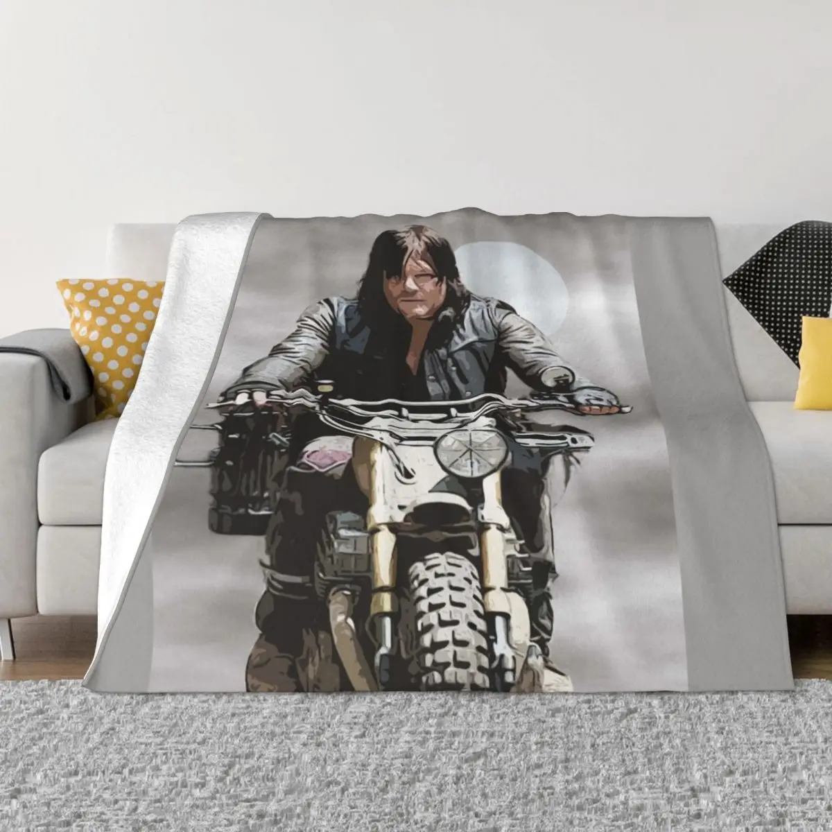 

The Walking Dead Daryl Dixon Throw Blanket cosplay anime Cute Beautifuls Blankets
