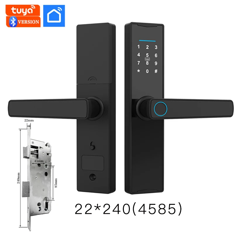 قفل باب ذكي جديد مع تطبيق Tuya قفل إلكتروني رقمي ل...