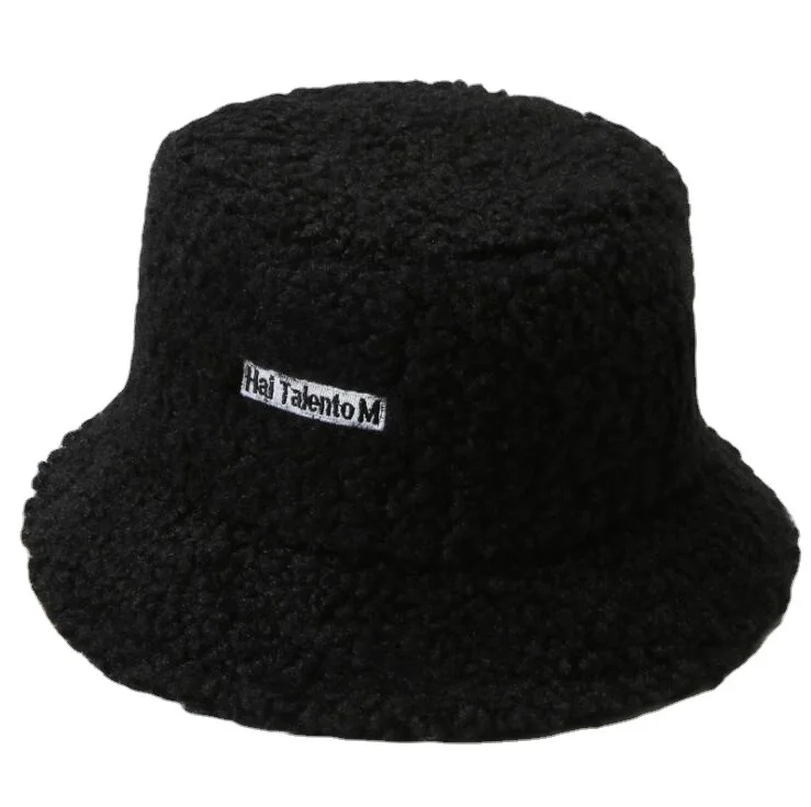 Women Versatile Net Red Lamb Hair Fisherman Hat Autumn/Winter Korean Fashion Hat