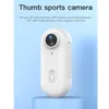 Camera Wireless Fidelity 4K 30FPS 120 Degree Wide Angle Small Action Camera Magnetic 8MP with Back Clip for Vlogging 4