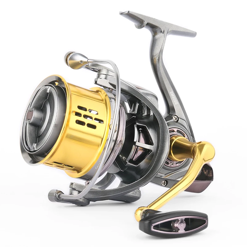 DEUKIO Fishing Reels 8000 10000 12000 Spinning Reels Drag 20KG Powerful  Long Shot Surfcasting Reels Saltwater Fishing Tackle Sea