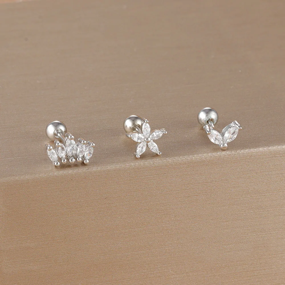 4-Silver-white-3pcs