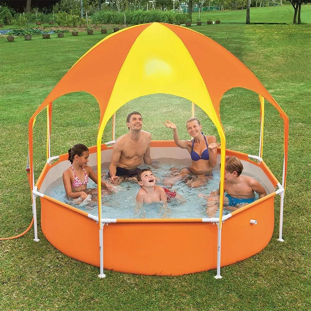 

Outdoor Hot Tubs, Splash-in-Shade Play Pool Orange, Outdoor Hot Tubs