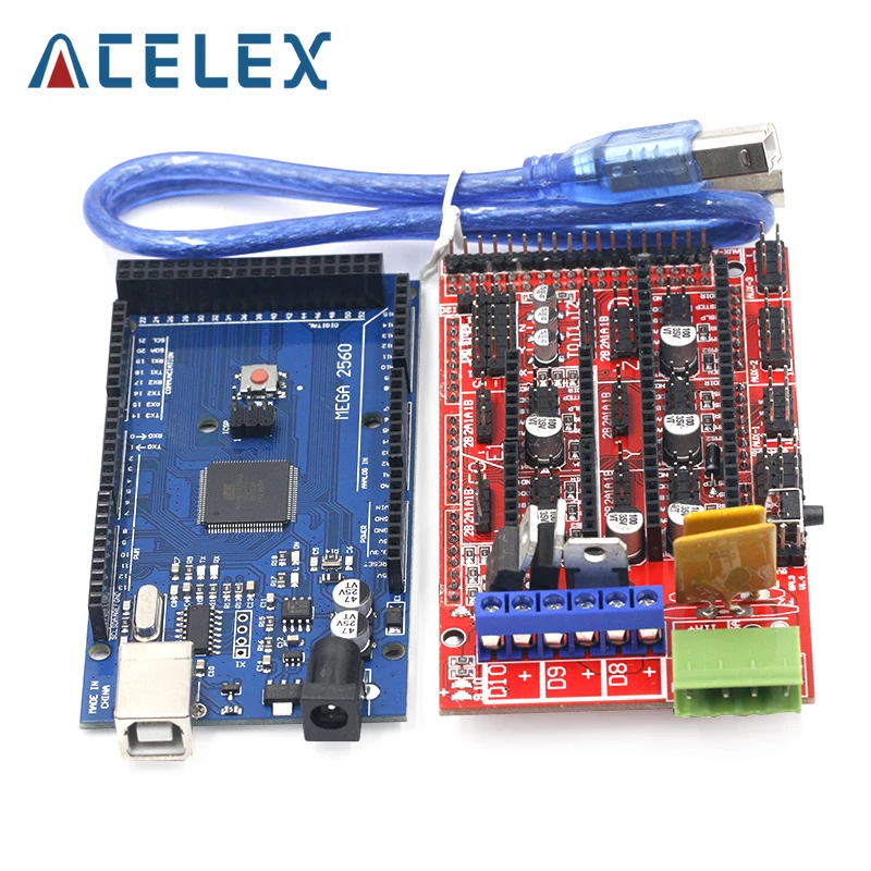 Mega 2560 R3 Mega2560 Rev3 + Ramps 1.4 Controller Per Stampante 3D Arduino Arduino Kit Reprap Mendelprusa