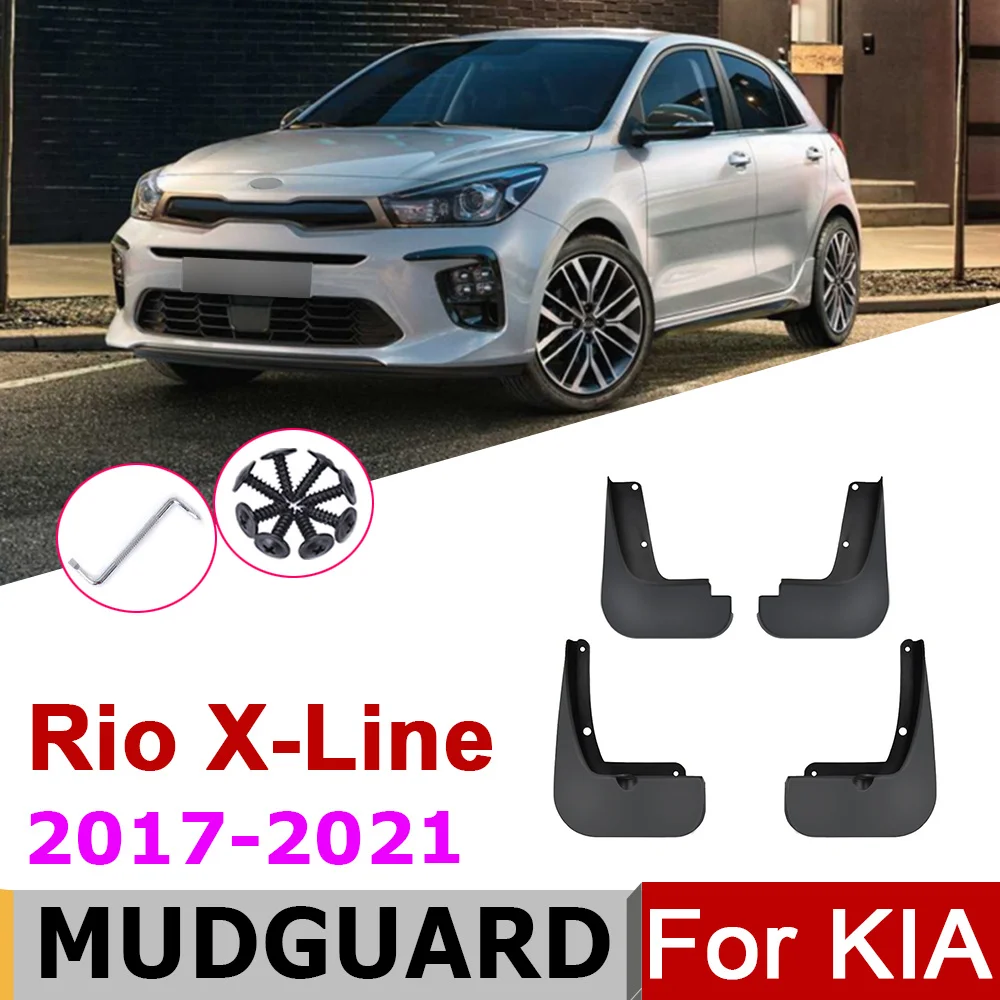 

Брызговики для KIA Rio X 2021 X -Line KX Cross 2020-2017