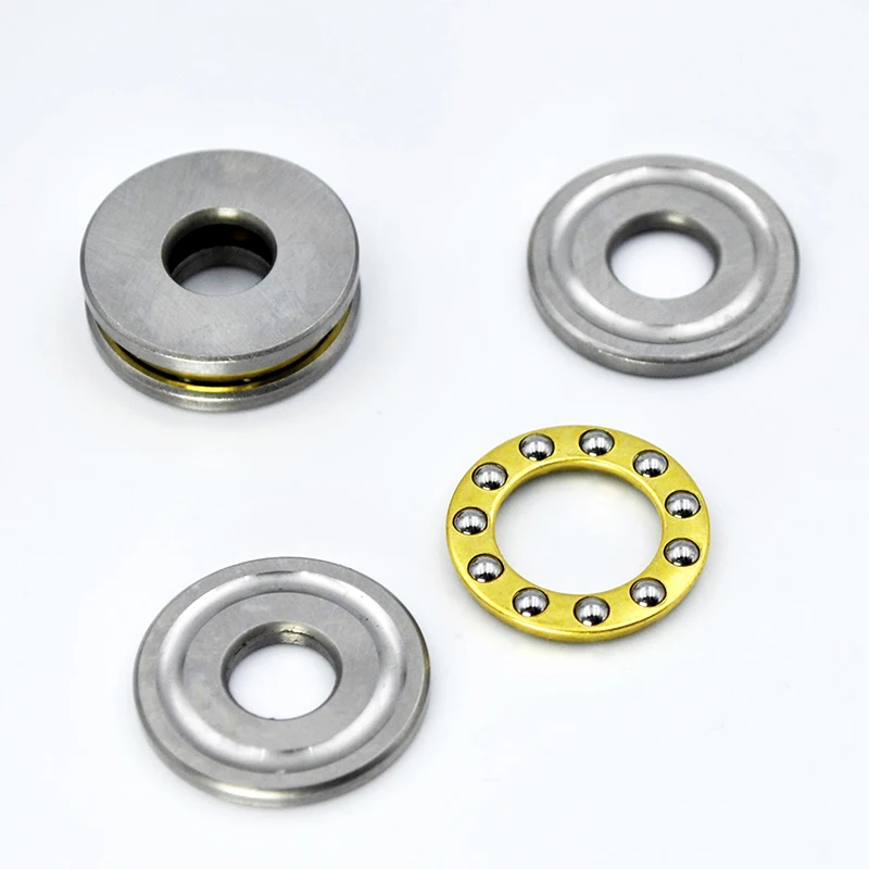 10 Pezzi Cuscinetti Reggispinta A Rullini Uxcell F8-22M 8x22x7mm In Acciaio Cromato