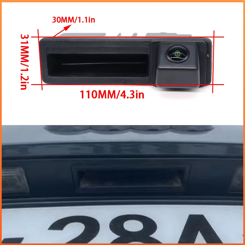 아우디 A5 S5 RS5 카브리올레 B8 8T 20092017 HD CCD 야간 투시 차량 후방 트렁크 핸들 후방 카메라