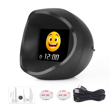 HUD GPS per Auto con Espressioni Dinamiche Multiple, Visualizzazione di Velocità/Chilometraggio/Altitudine/Orologio/Tachimetro, Display Head-up Universale per Tutte le Auto
