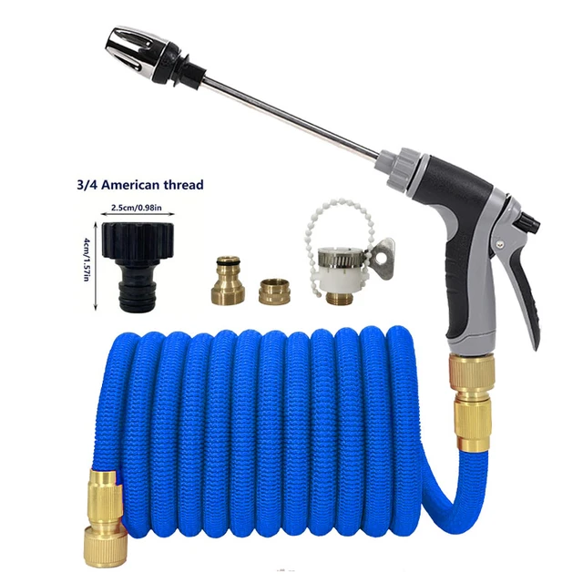 Magic Garden Water Pipe Pipe High-Pressure Car Wash Hose Adjustable Spray  Flexible Home Garden Watering Hose Cleaning Water Gun - AliExpress