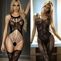 Sexy Fishnet Body Frauen Ouvert Erotische Strumpfhosen Dessous Damen Bodystockings Erotische Mesh Kleidung Nachtclubs Sex Unterwäsche 4