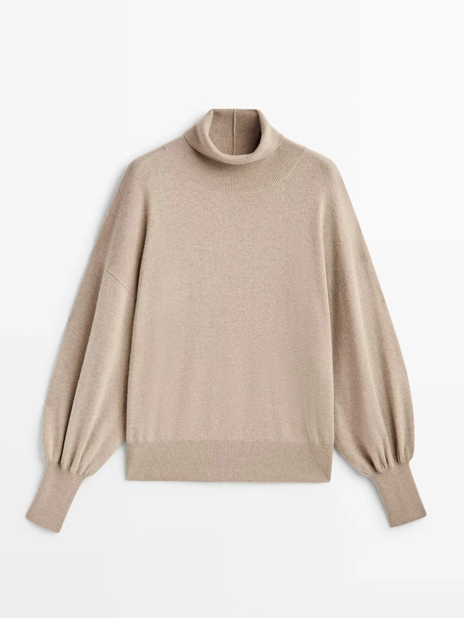 

Women's Clothing in Autumn 2023 New Two-color Fashion Casual Knitted Sweater Retro Turtleneck Long-sleeved Pullover Chic Top.
