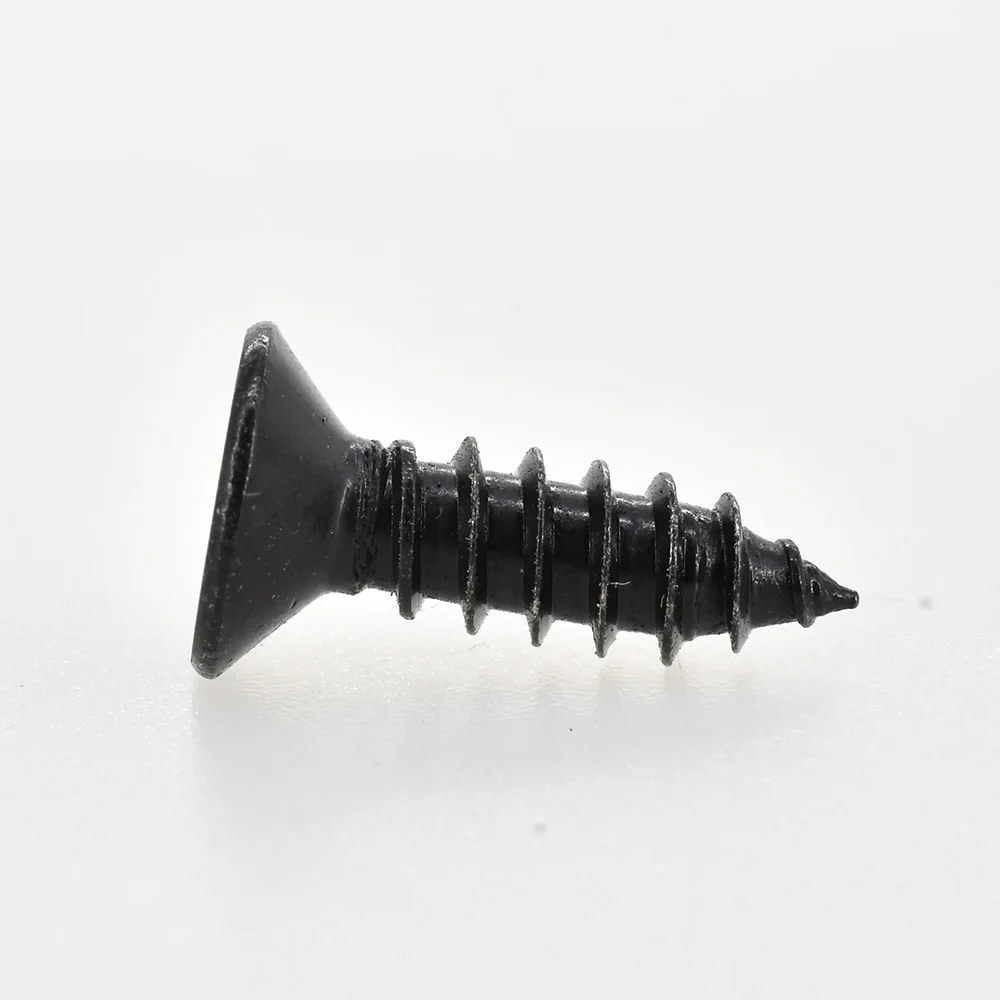 M1 M2 M3 M4 M5 Black Phillips Self Tapping Screw Cross Conuntersunk Flat Head Carbon Steel Electronic Drywall Screws Woodworking self tapping screw