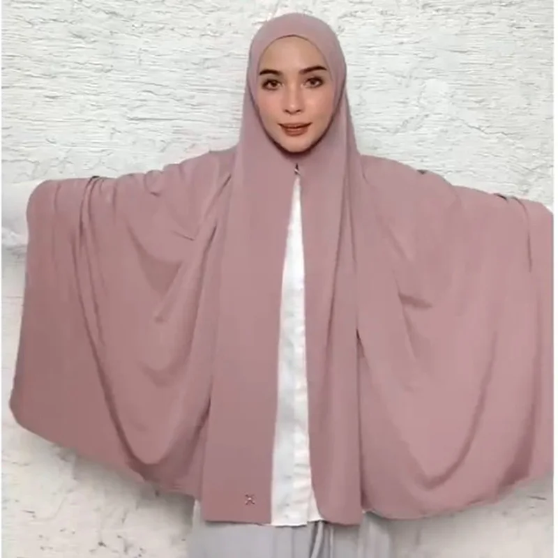Solid Jersey Modal Hijab Instant Hijab Scarf For Woman Muslim Hijab Shawls Ladies Long Wraps Ethnic Islamic Headband 170*85cm 4