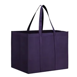 Durable Eco - Friendly Foldable Tote Bag (Purple)
