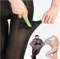 Collants super élastiques pour femmes, bas moulants, sous-vêtements sexy, bonneterie, grande taille, 30D 1