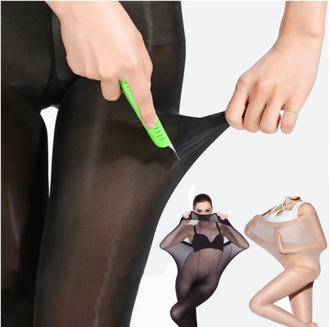 Collants super élastiques pour femmes, bas moulants, sous-vêtements sexy, bonneterie, grande taille, 30D 1