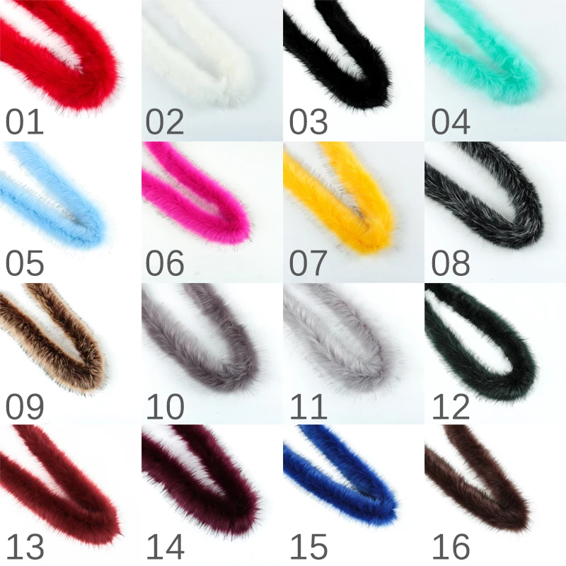 Description Picture 3 of itemFaux Fur Strips for DIY Sewing Clothing Accessories Washable Plush Fur Edge Trim Dress Decor Hand Stitch Wool Tape Materials New