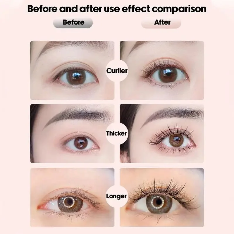 Electric Eyelash Curler Portable Electric Heated Comb Eye Lash Perm Long Lasting Eyelashes Thermal Eyelash Curler Makeup Tools eyelash curler