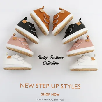 Meckior Baby Software Suola Scarpe da bambino Comode scarpe da ginnastica antiscivolo traspiranti per bambini Multicolor Opzionale 0-18 mesi 1