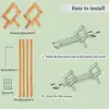 Desktop Bookshelf Home Living Room Small Decoration Bamboo Decorative Shelf Desk Multi-shelf Bookcase Storage Shelf 6