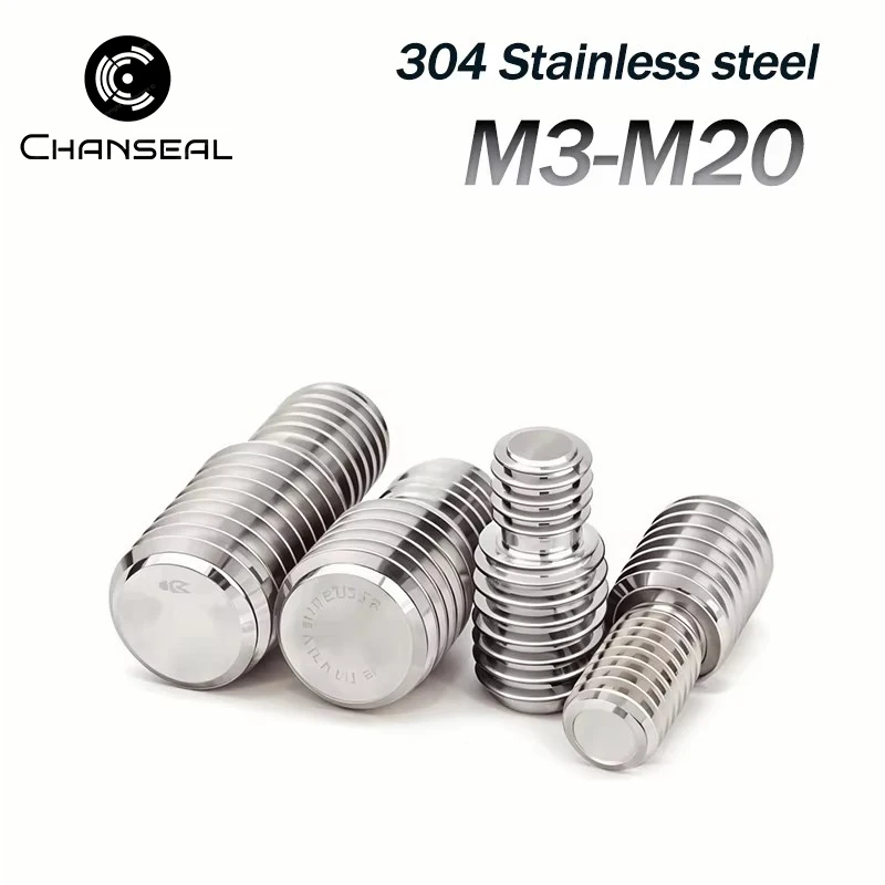 304 Stainless Steel Double Head Transfer Screws M3 M4 M5 M6 M8 M10 M12 M14 M16 M20 Thread Adapter Male to Male Conversion Bolt