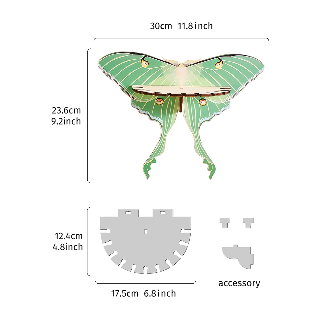 1PC creative simple wall paste tiger butterfly storage display rack (without nails), colorful creative butterfly, butterfly deco