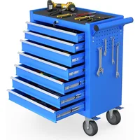 7-Drawer Rolling Tool Chest, Tool Box with Wheels and Drawers, High Capacity Detachable Mobile Tool Storage Cabinet for Workshop 1