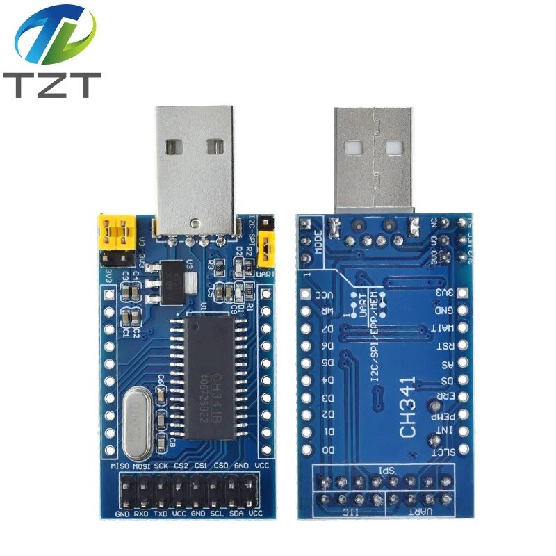 Programmatore CH341A convertore da USB a UART IIC SPI I2C convertore a porta parallela indicatore operativo integrato modulo scheda lampada  502