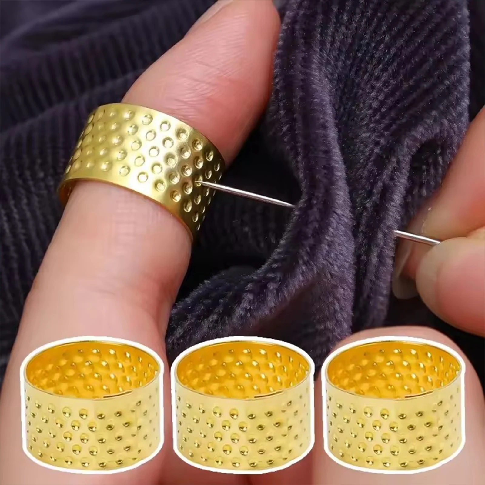 31/34/36/37PCS Stainless Steel Big Eye Steel Sewing Needles Kit Needles Thread Hand Professional Repair Tools for Beginners