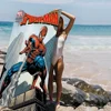 Vintage Superhero Marvel S-Spidermans Cartoon Beach Towel Cute Kawaii Room Decor Bath Girls Children Hand Towels 2