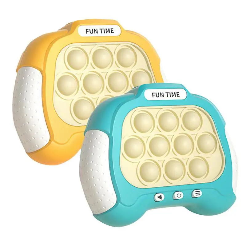 

Handheld Quick Press Push Bubbles Game Machine Antistress Stress Relief Whack-a-mole Sensor Fidget Montessori Toy For Kids