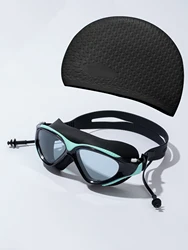 Seasprint Professional Adult Anti-Fog UV Protection Swimming Goggles (Blue)