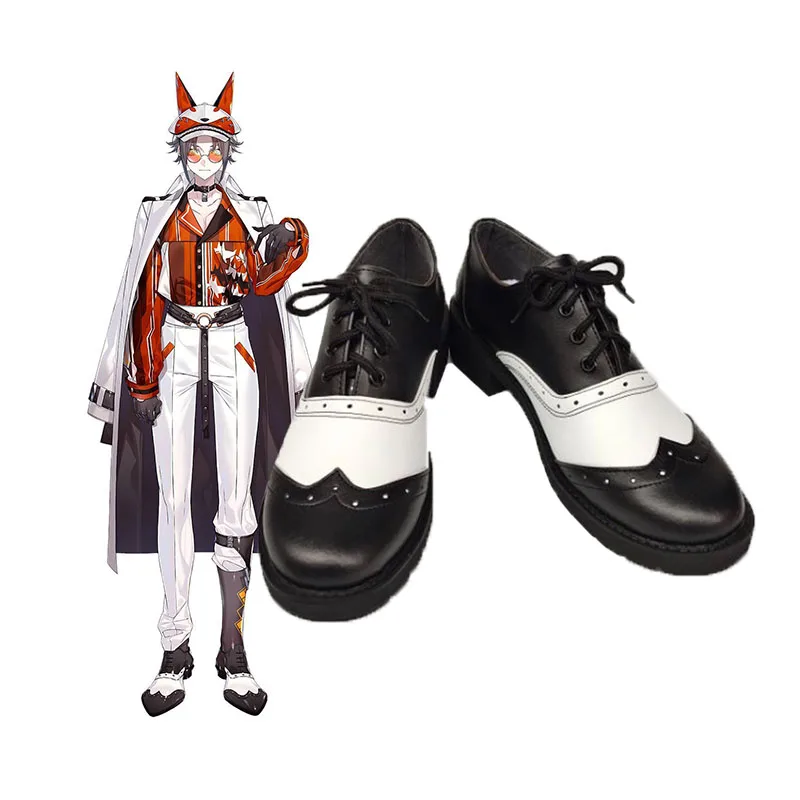 

New Anime Hololive VTuber Luxiem Mysta Rias Cosplay Shoes Boots Halloween Carnival Boots Cosplay Prop Custom Made