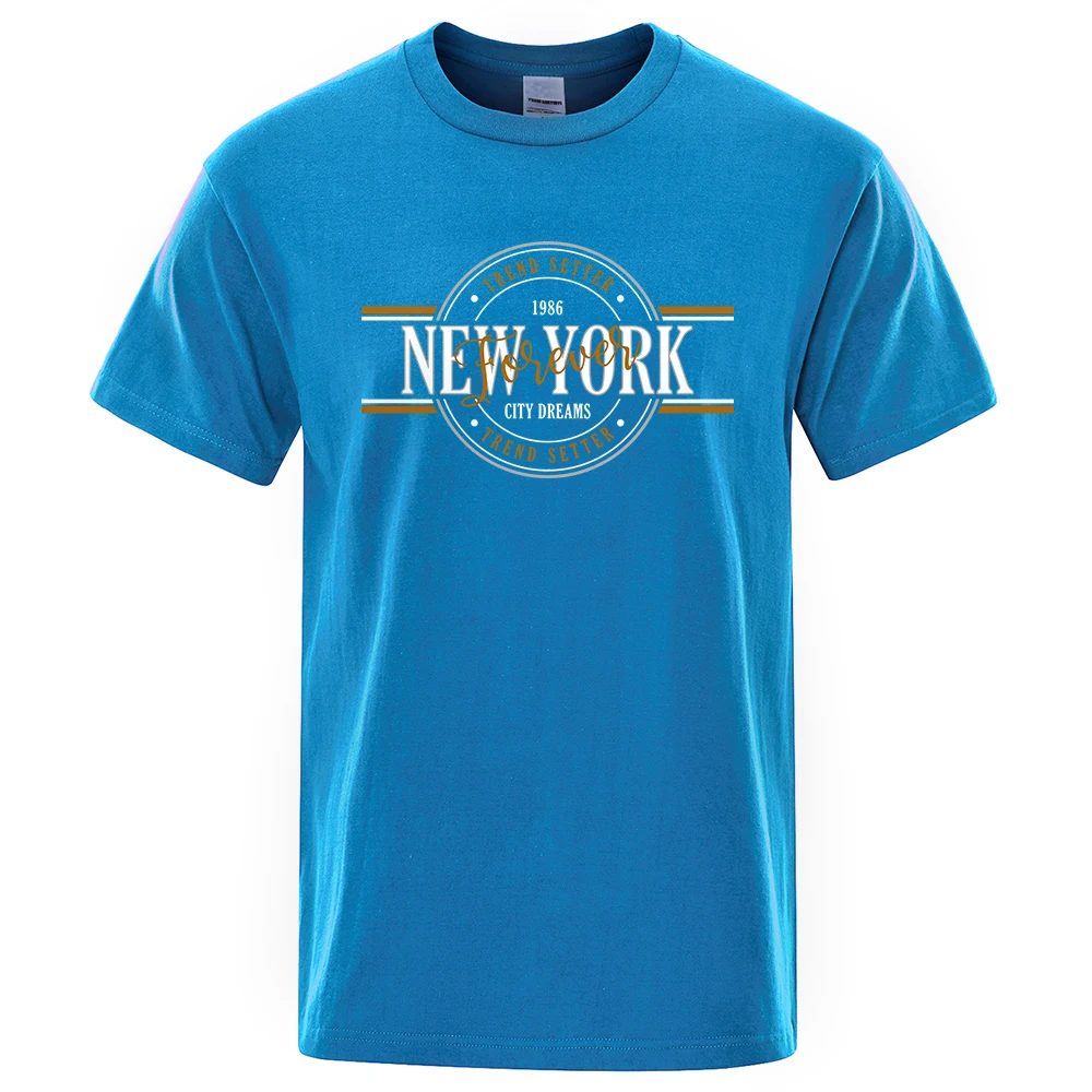 Trend Setter 1986 New York City Dreams Men T-Shirts Fashion