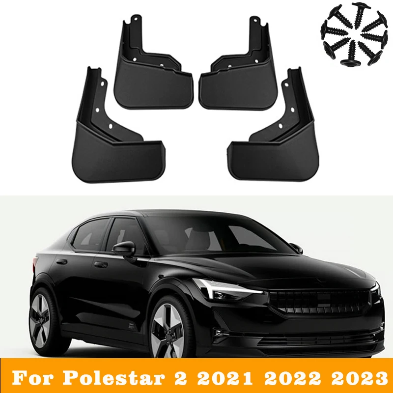 Paraspruzzi Per Polestar 2 2021 2022 2023 Parafanghi Paraspruzzi Paraspruzzi Ruote Posteriori Anteriori Parafango Accessori Auto 4 Pezzi
