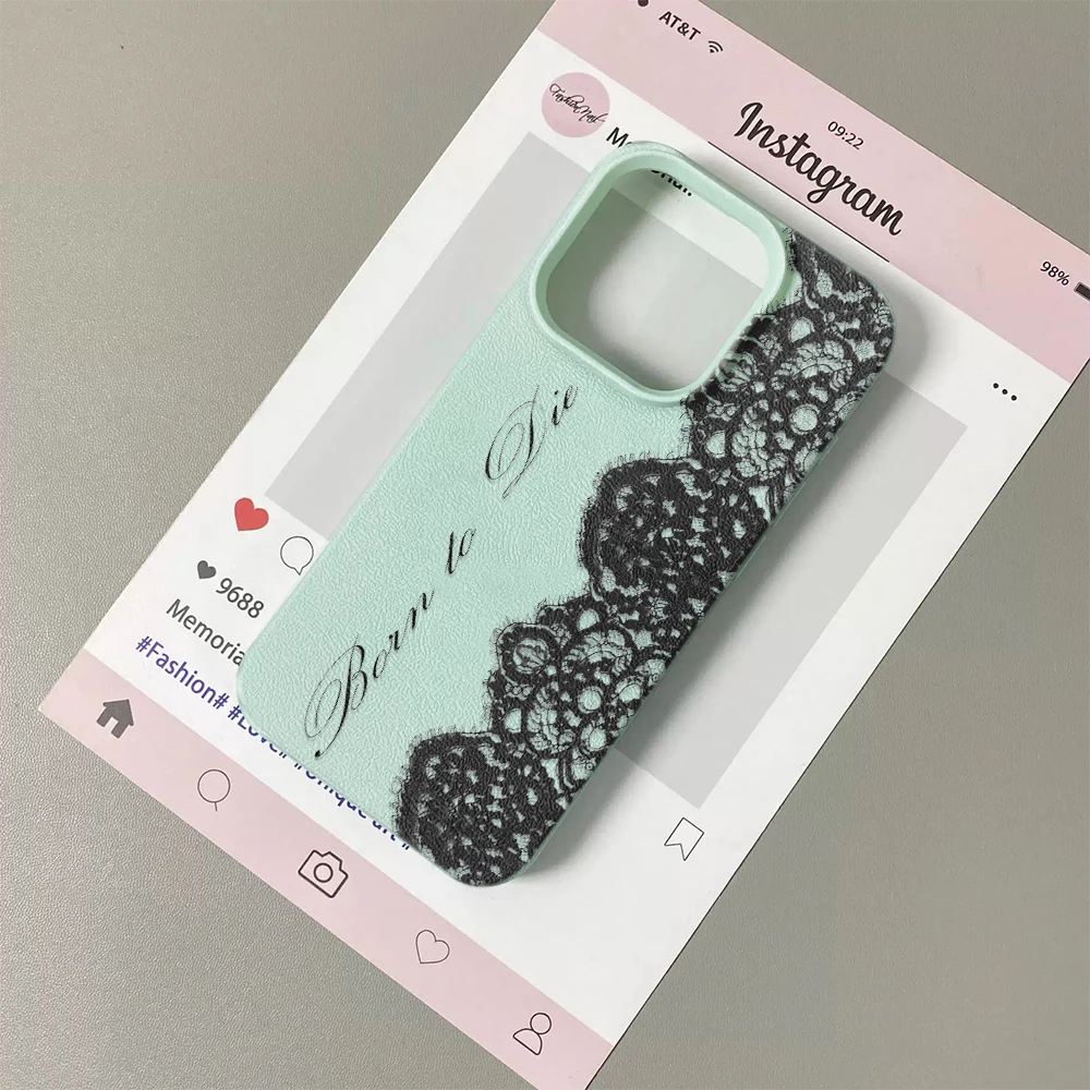 ตัวเลือกสินค้า เคสกันกระแทกลูกไม้หรูหรา สำหรับ iPhone 17/16/15/14/13/12/11 Plus Pro Max