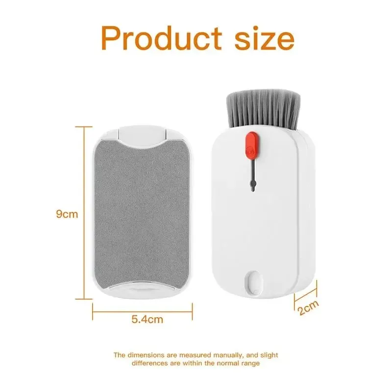 5-in-1 Cleaning Kit Computer Keyboard Cleaner Brush Phone Screen Cleaning Set Keycap Puller Tools Card Reader