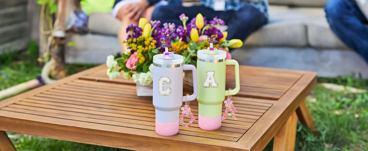 Stanley Cup Letter Charms for Handle Silicone Boot